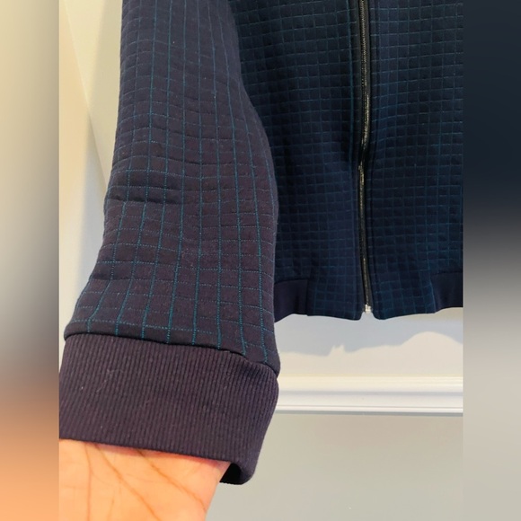 TALBOTS QUILTED RIB TRIM BOMBER JACKET size medium - Picture 5 of 10